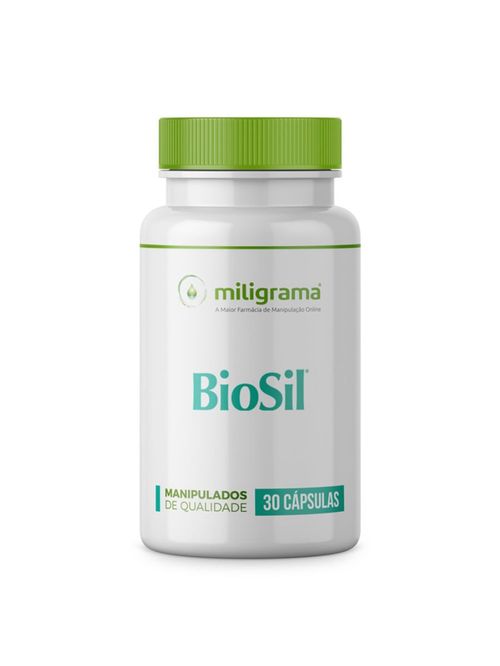Biosil 300mg 30 Cápsulas - Pele, Unhas e Cabelos mais fortes