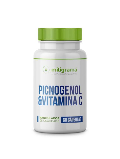 Picnogenol (Pinus Pinaster) 75mg com Vit C 500mg 60 Cápsulas