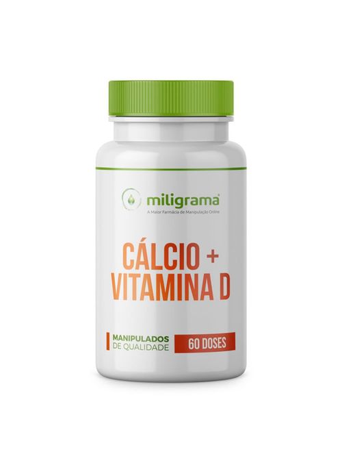 Cálcio com Vitamina D 60 Doses