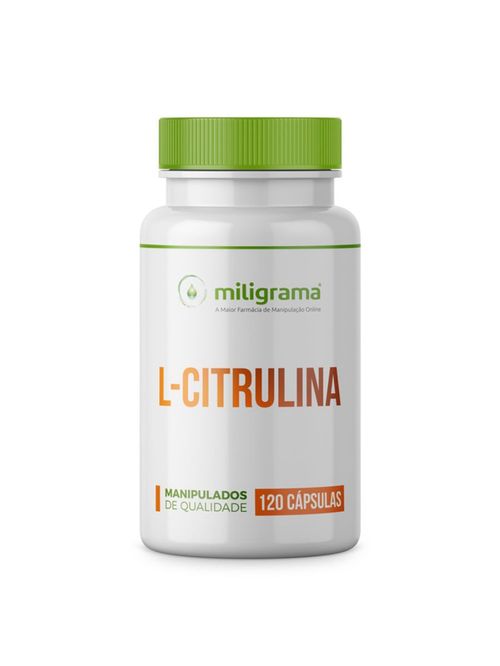 L-citrulina malato 500mg 120 Cápsulas