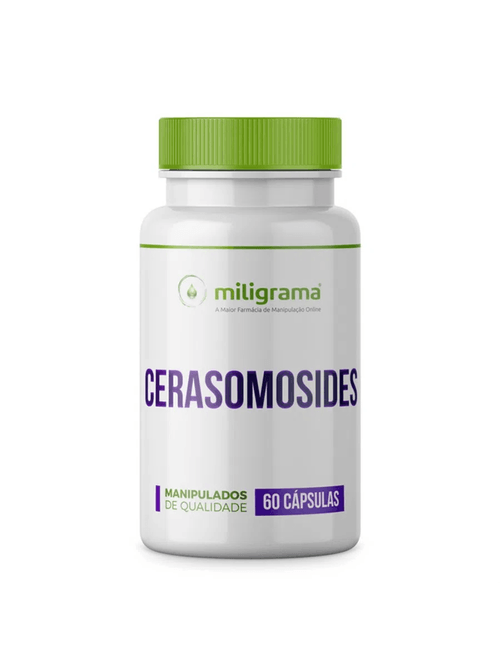 Cerasomosides 60mg Redução Degradação do Colágeno 60 Cápsulas