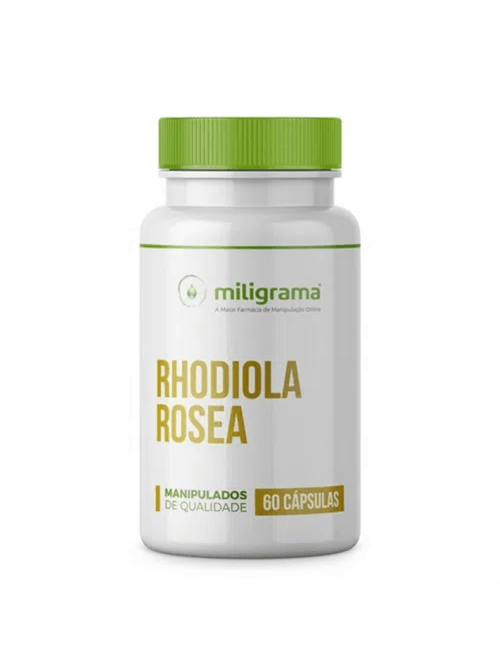 Rhodiola Rosea 250mg 60 Cápsulas da Raíz de Ouro