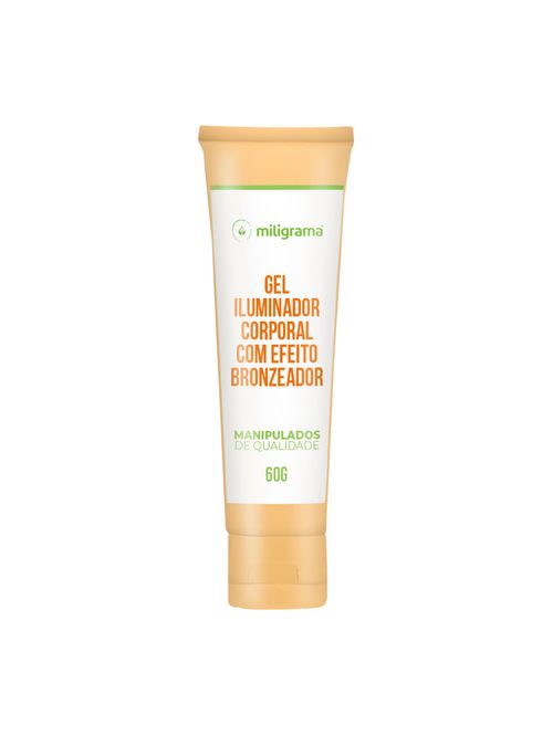 Gel iluminador corporal com efeito bronzeador 60g