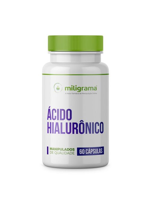 Ácido Hialurônico 50mg 60 Cápsulas