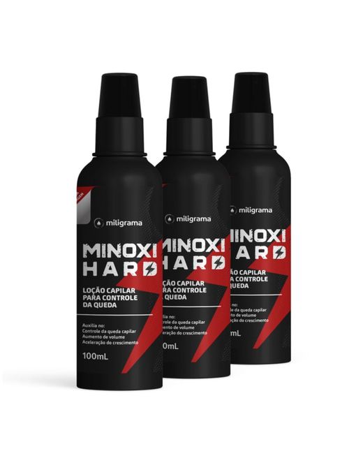 Kit Promocional 3 Minoxihard® Loção Capilar 100ml