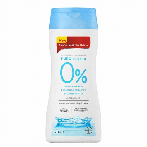 Sabonete em Gel Íntimo Suave Gino-Canesten Puro Cuidado - 200ml