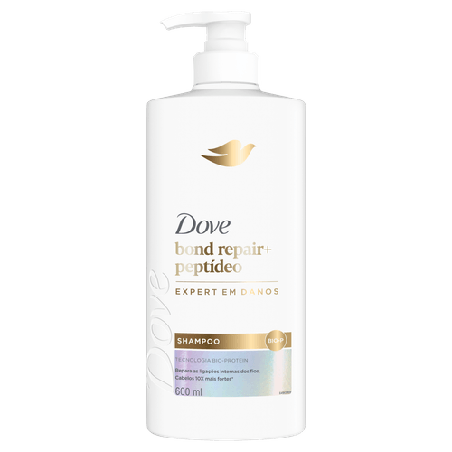 Shampoo Dove Bond Repair + Peptídeo - 600ml