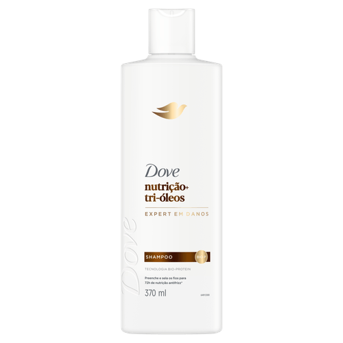 Shampoo Dove Nutrição + Tri-óleos - 370ml