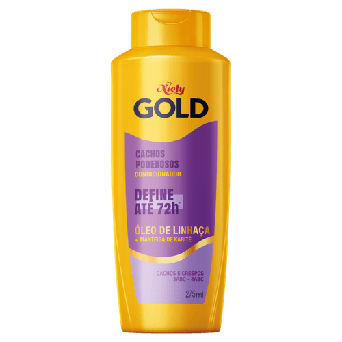 Condicionador Niely Gold Cachos Poderosos - 275ml