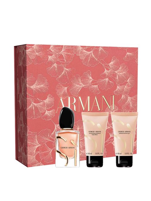 Kit Giorgio Armani Coffret Sí EdP Intense Feminino 50ml + BL 50ml + SG 50ml