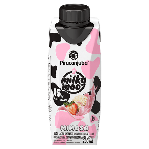 Bebida Láctea Piracanjuba Milky Moo Mimosa Zero Lactose - 250ml