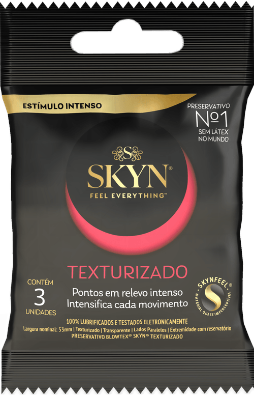 Preservativo Blowtex Skyn Texturizado 3Un - Blowtex