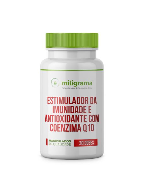 Estimulador da imunidade e antioxidante com Coenzima Q10 30 doses