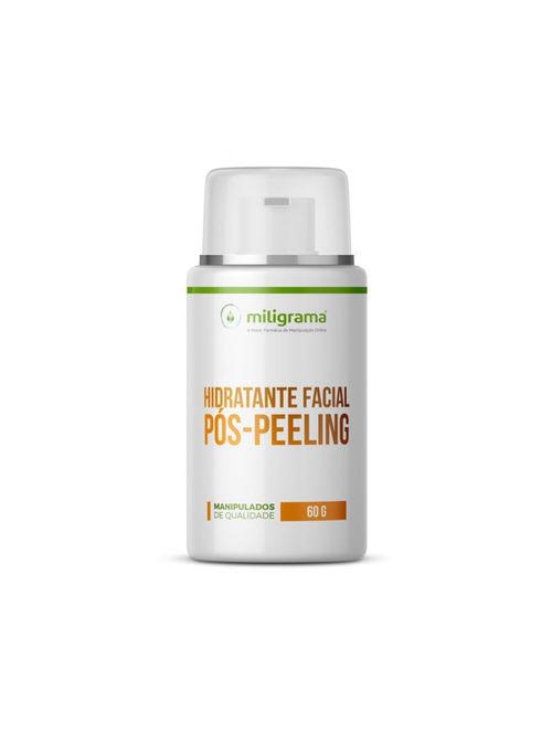 Hidratante Facial Pós-Peeling com Ácido Hialurônico e Aquaporine 60g