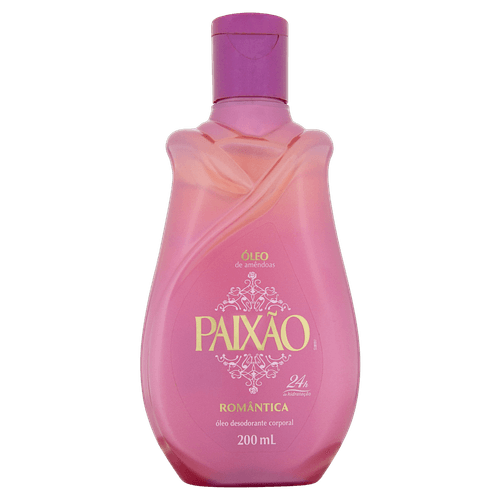 Óleo Corporal Paixao Romantic Amêndoas 200Ml - Paixao