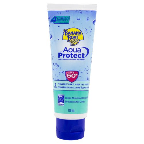 Protetor Solar Banana Boat Aqua Protect Fps50 118Ml - Banana Boat