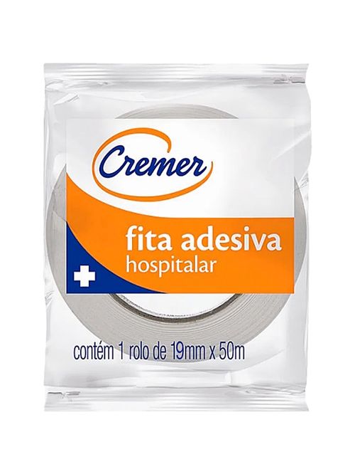 Fita Adesiva Hospitalar Cremer 19mmx50m - unidade