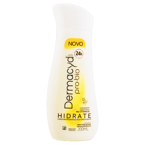 Sabonete Líquido Íntimo Hidrate Dermacyd Pro-Bio Frasco 200ml