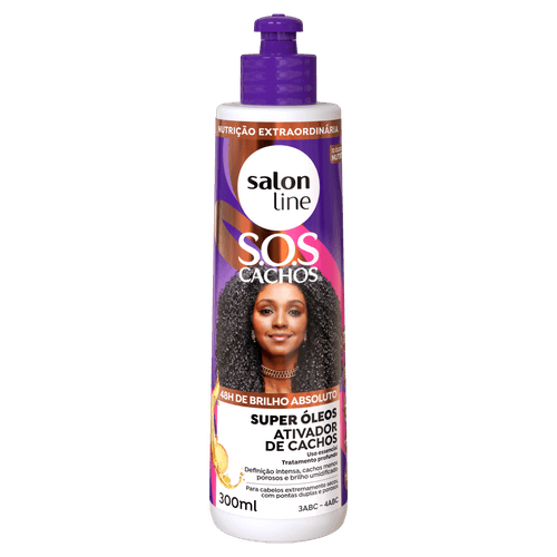 Ativ Cacho Salon Line Sos Nutritivo 300Ml - Salon Line Sos