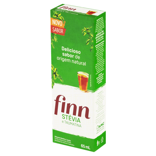 Adoçante Finn Stevia Líquido 65Ml - Finn