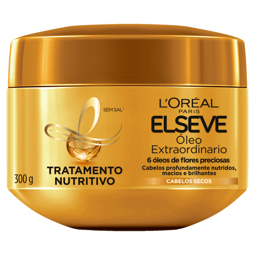 Creme de Tratamento Elseve Óleo Extraordinário Nutrição Intensa 300gr
