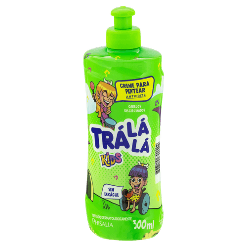 Creme Pentear Infantil Trá Lá Lá Kids 300ml Antifrizz Tra La La Hidratação