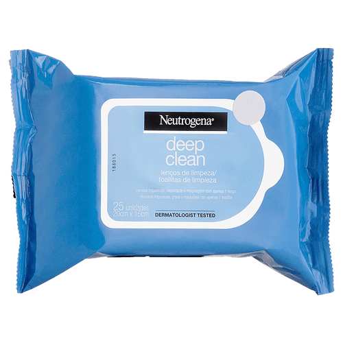 Demaquilante Neutrogena Deep Clean 25 unidades