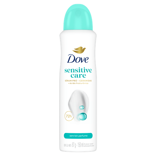 Desodorante Dove Aerosol Sensit S/Perf 89G/150Ml - Dove