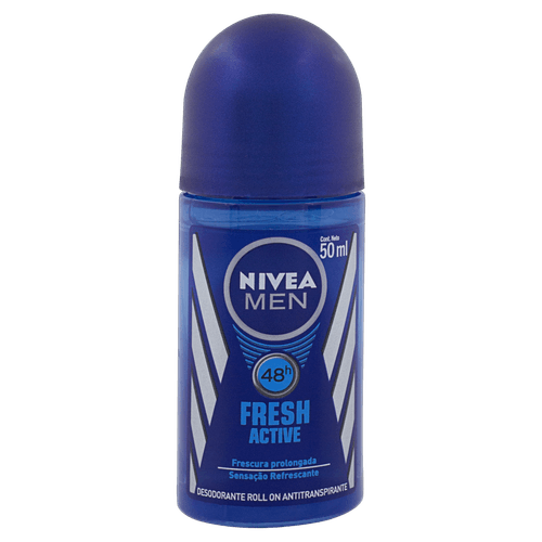 Desodorante Antitranspirante Roll-on Nivea Men Fresh Active -  50ml
