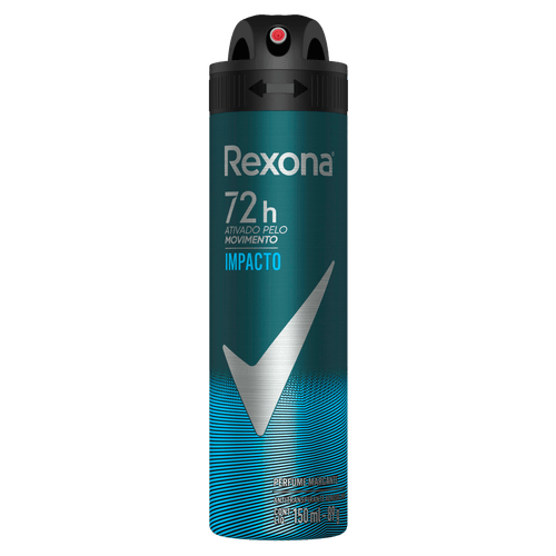 Antitranspirante Aerossol Impacto Rexona Men 150ml Spray