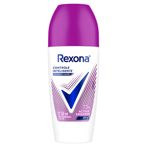 Antitranspirante Roll-On Active Emotion Rexona 50ml