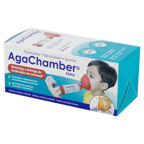 Espaçador para Inalação Agachamber Extra