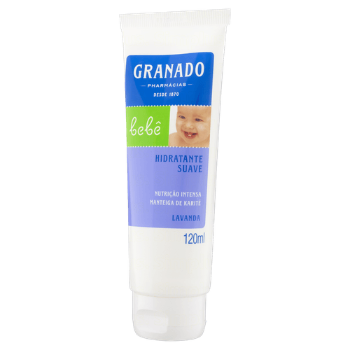 Hidratante Bebê Hidratação Intensa 120ml Lavanda Granado Cuidado Suave