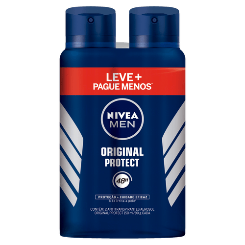 Kit Desodorante Aerosol Nivea Men Original C2 150Ml - Nivea