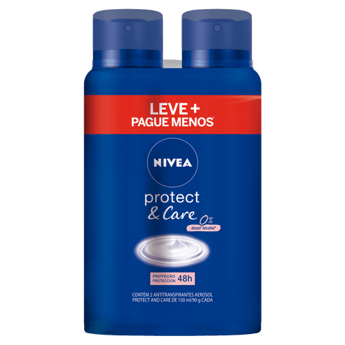 Kit Desodorante Aerosol Nivea Wom Protetor Car Pg-Lv + C2 150Ml - Nivea