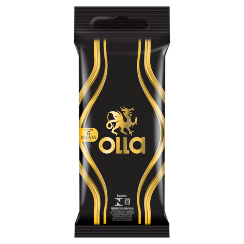 Preservativo Olla Lubrificante 6Un - Olla