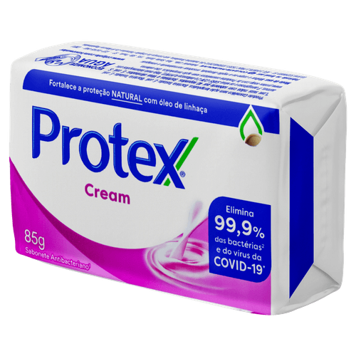 Sabonete Barra Antibacteriano Protex Cream Envoltório 85g