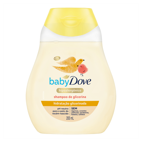Shampoo Hidratação Glicerinada Dove Baby Frasco 200ml