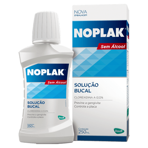 Enxaguante Bucal Zero Álcool Noplak Caixa 250ml