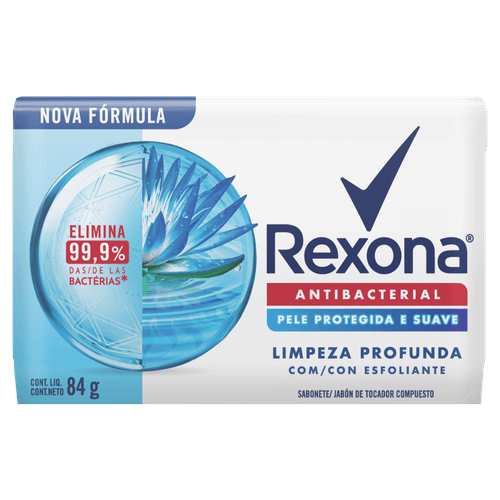 Sabonete em Barra Rexona Antibacterial Limpeza Profunda 84 g