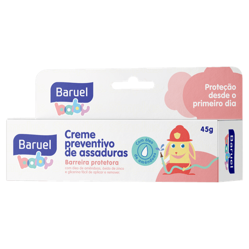 Creme Preventivo contra assaduras Baruel Baby - 45g