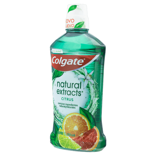 Enxaguante Bucal Zero Álcool Citrus Colgate Natural Extracts Frasco 1l