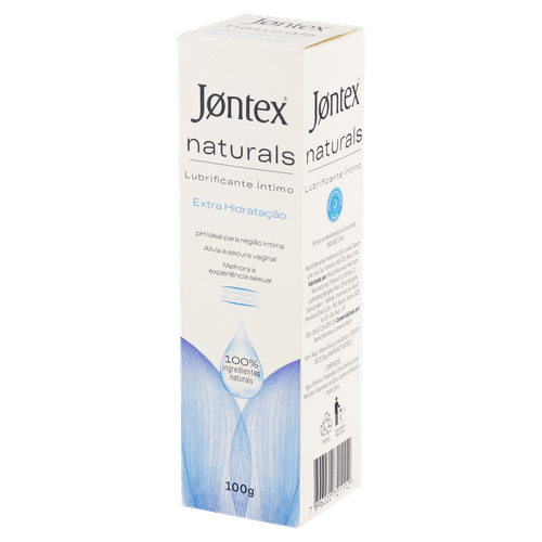 Lubrificante Íntimo Jontex Naturals Extra Hidratação com 100g