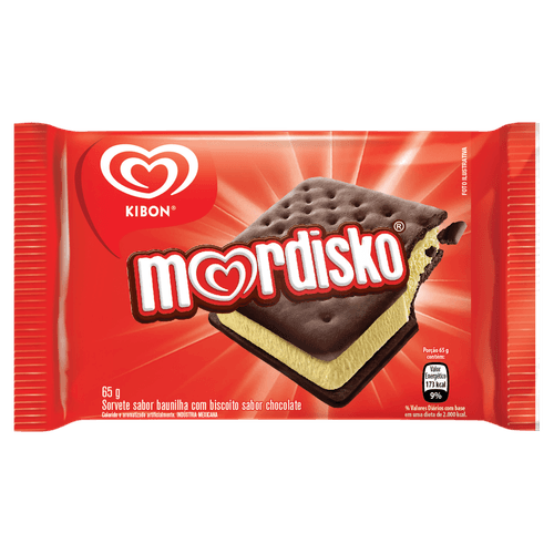 Kibon Sorv Mordisko Baunilha 115Ml