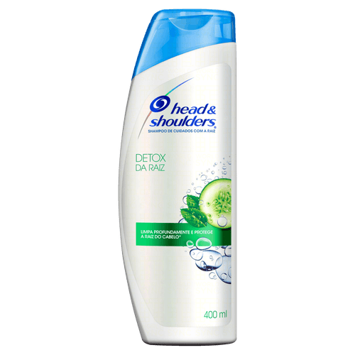 Shampoo Head & Shoulders Detox da Raiz Frasco 400ml