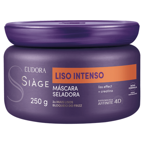 Máscara de Tratamento Eudora Siàge Liso Intenso Pote 250g