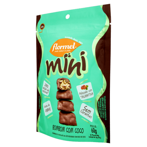 Mini Bombom Flormel Coco 60G