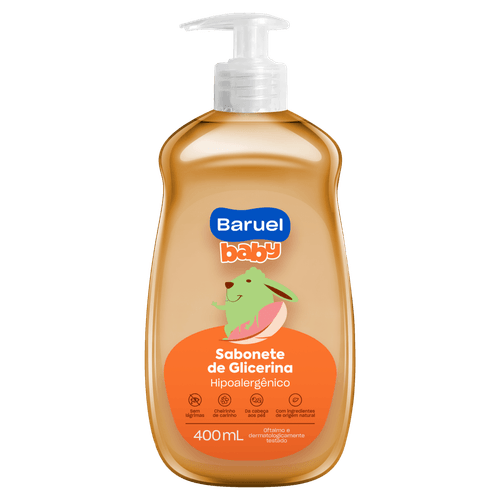 Sabonete Líquido Glicerina Baruel Baby 400ml