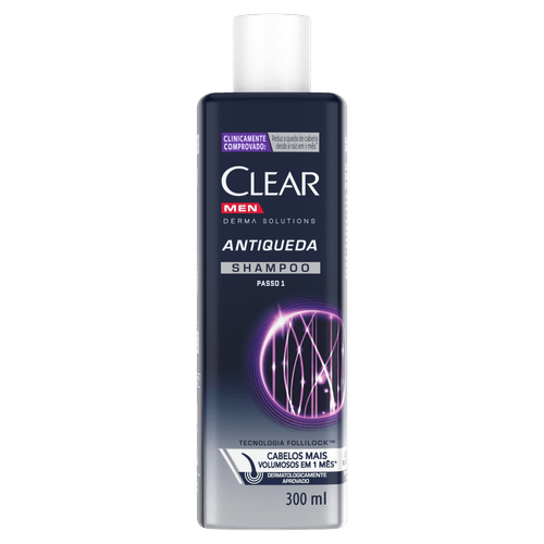 SHAMPOO CLEAR ANTIQUEDA MASC 300ML