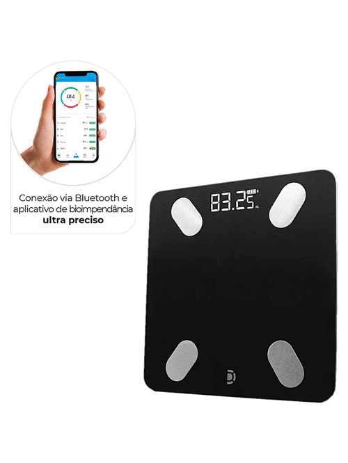 Balança Digital de Bioimpedância Dellamed